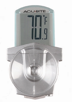 Outdoor Window Thermometer w/Suction Cup